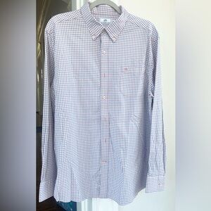 Southern Tide Intercoastal Blue Checkered Shirt XL